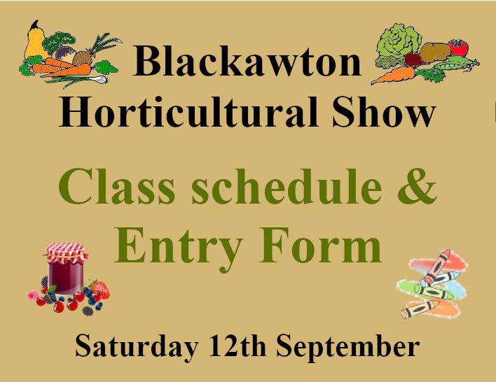 Horticultural Show Schedule & Entry Form